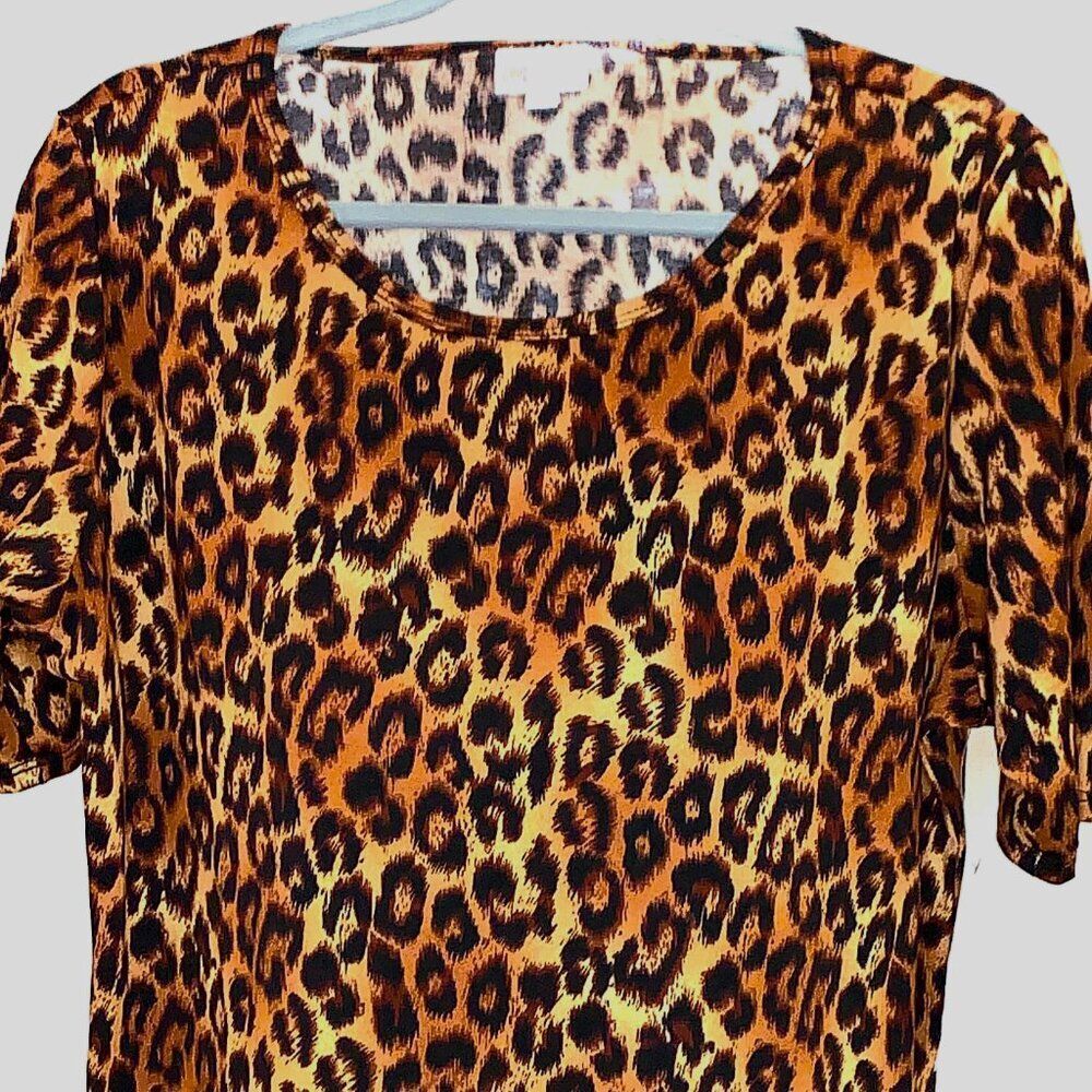 NEW‎ L LuLaRoe Julia Pencil Dress Animal Print Black Slim Fitted Knee Length 90S